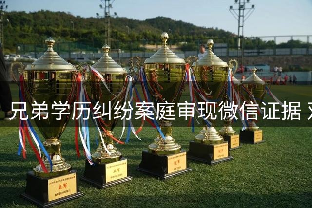 兄弟学历纠纷案庭审现微信证据 双方互指对方涉嫌违法